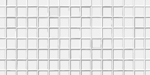 Close up of a white textured wall with a grid like pattern