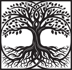 Tree of Life Frame SVG Bundle