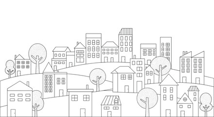 Obraz premium A beautiful majestic owl with bright yellow eyes is perfectly perched on a rustic bare tree branch at dusk, with a faint sunset glow peeking through the distant blurry forest.