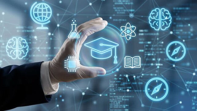 Online learning personal education development skill growth e-learning webinar platforms business success, knowledge advancement professional development various fields growth
