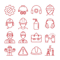Modern Multi Concept Outline Icons