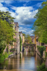 Obraz premium River Rio in Mantua, Italy