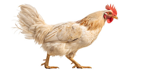 Fototapeta premium Realistic Chicken Isolated on White Background