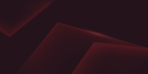Obraz premium Abstract red polygon elegant background vector illustration, banner business product present.eps10