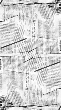 stop motion paper moving animation overlay for vintage effect