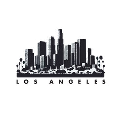 Obraz premium los angeles city skyline