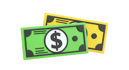 Stylized Dollar Bills