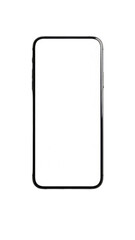 Smartphone frame isolated on transparent background