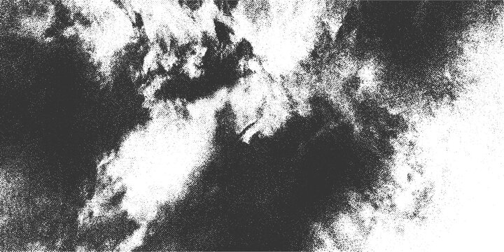 Abstract textured pattern of dark gray and white dots creating a cloudy or smoky effect stipple