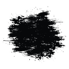 Naklejka premium Abstract ink splatter texture grunge ink brush stroke vector illustration background