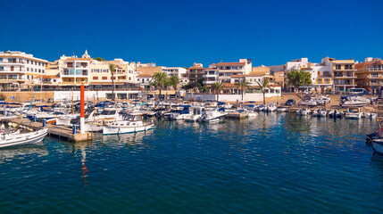 Cala Rajada Marina and Promenade, Capdepera Municipality, Mediterranean Sea, Mallorca, Balearic Islands, Spain, Europe © Al Carrera