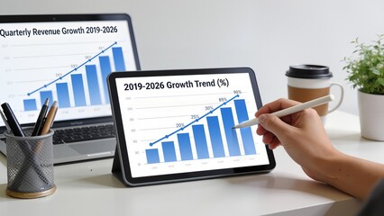 Business data analysis on digital devices