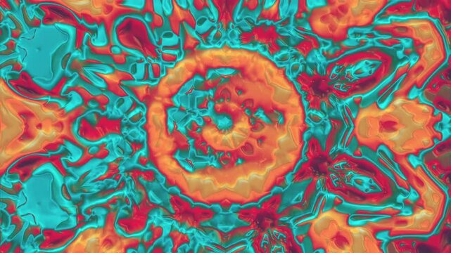 Abstract Kaleidoscopic Loop