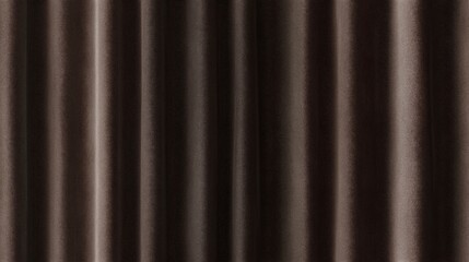 SEAMLESS background of cool dark brown velvet, curtains or fabric texture, soft and shiny textile, elegant interior, luxury home decor, repeating pattern. 