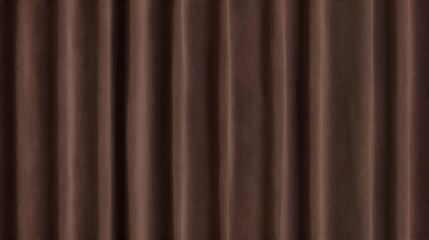 SEAMLESS background of warm dark brown velvet, curtains or fabric texture, soft and shiny textile, elegant interior, luxury home decor, repeating pattern. 