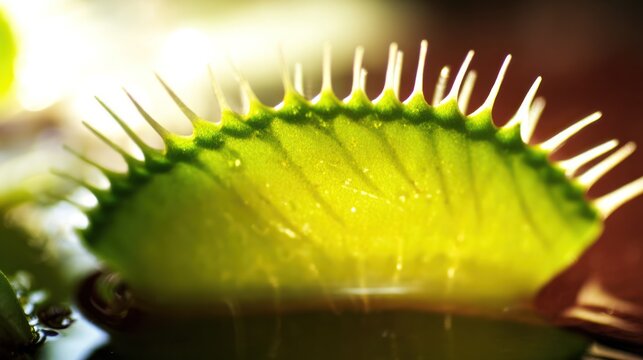 There is a Venus flytrap with a sealed leaf chamber in the swamp. Home Decoration Guide, designed specifically for home decoration and floral brands, for sales representatives to use.