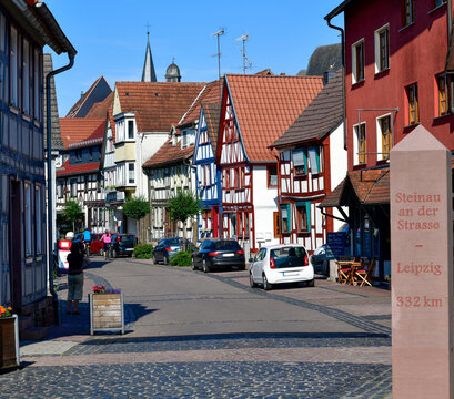 Steinau an der Stra&szlig;e im Main-Kinzig-Kreis in Hessen