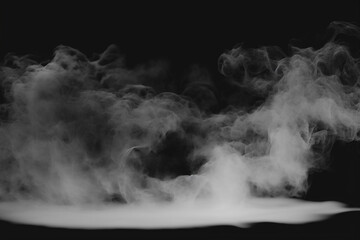 Realistic White Vapor Smoke Overlay Effect