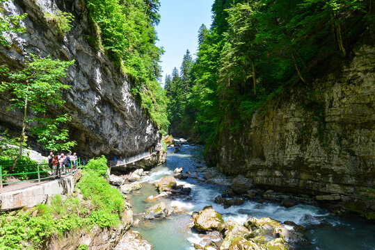 Die Breitachklamm im Allg&auml;u, Bayern