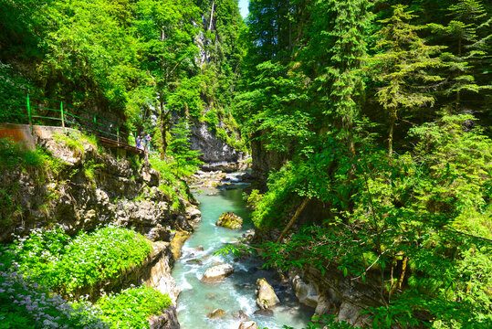 Die Breitachklamm im Allg&auml;u, Bayern