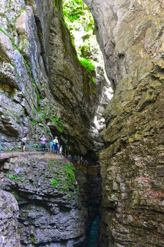 Die Breitachklamm im Allg&auml;u, Bayern