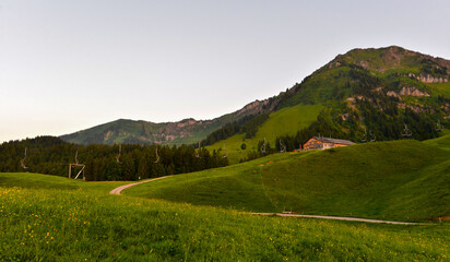 Das Bregenzerwaldgebirge in Schetteregg-Amagmach (Gemeinde Egg) in Vorarlberg © Ilhan Balta