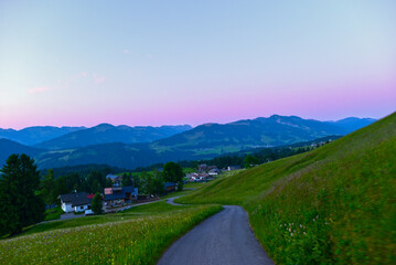 Das Bregenzerwaldgebirge in Schetteregg-Amagmach (Gemeinde Egg) in Vorarlberg © Ilhan Balta