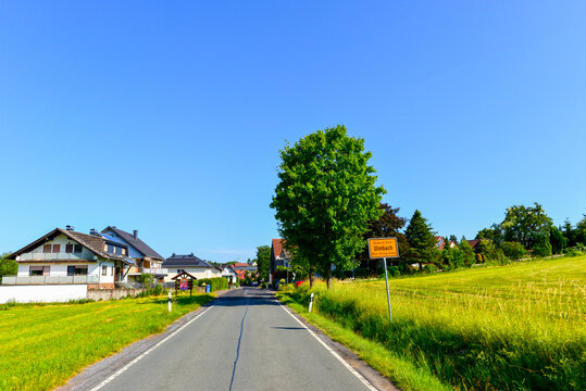 Kreisstra&szlig;e 94 (K 94) vor Steinau-UImbach in Hessen
