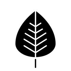 leaf color line icon.