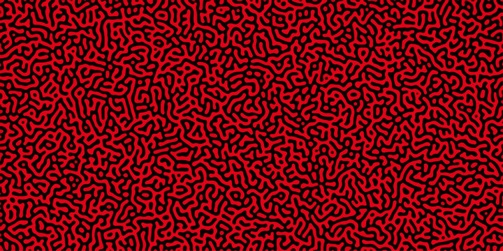 Abstract Reaction-diffusion or Turing pattern natural texture, in a coral light red colour scheme. Linear design with biological shapes.Organic lines in memphis. abstract turing organic wallpaper.