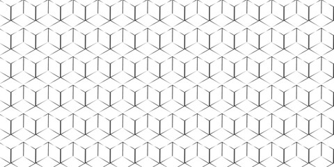 Vector abstract square modern tech grid line box. metal cube creative geometric fabric wall tiles gradient web triangle diamond honeycomb hexagon art decorative textile design.