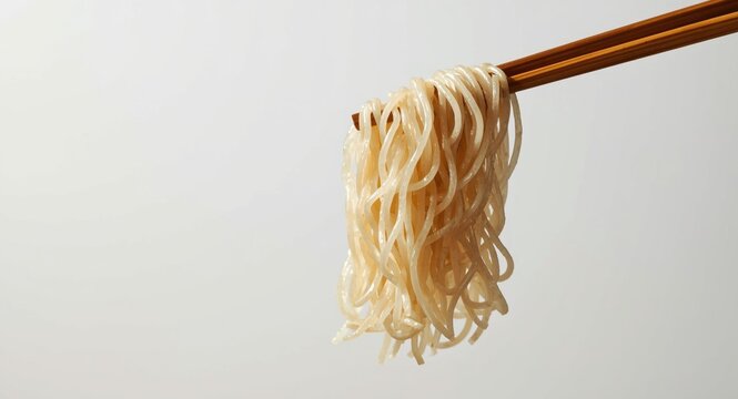 Konjac Shirataki noodles popular in Japanese healthy cooking
