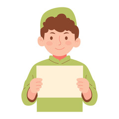 Muslim Family and Children Eid al-Fitr Celebratio