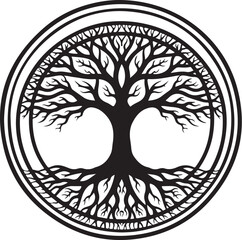 Tree of Life Circle Frame Bundle