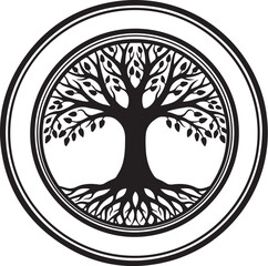 Tree of Life Circle Frame Bundle