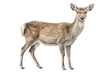 Fototapeta premium Realistic Deer Isolated on White Background