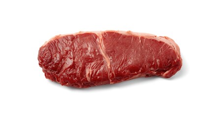 Fototapeta premium Large beef brisket slab set on bright white studio background