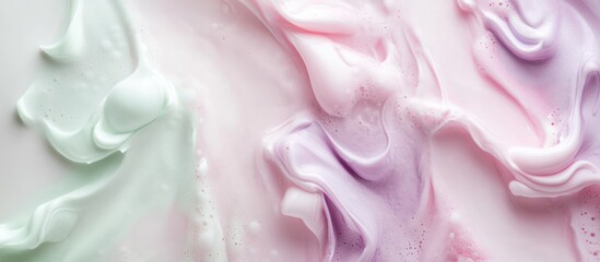 Obraz premium Abstract pastel colored cosmetic texture.