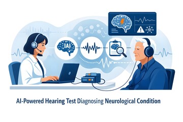 AI Powered Hearing Test Diagnosing Neurological Condition With Minimal equipment 
