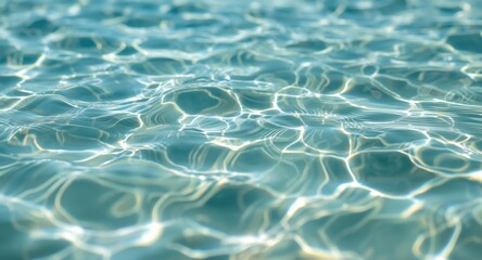 Obraz premium abstract backdrop featuring gentle ripples in aquamarine seawater