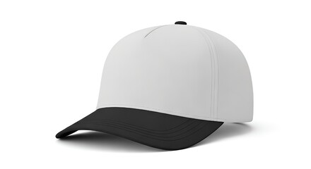 Fototapeta premium white baseball cap