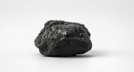 Obraz premium Fossil fuel hard coal sample for electricity generation use
