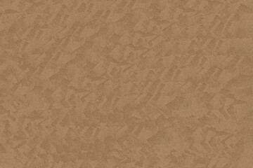 Brown crumpled paper texture background with rough creased surface, natural craft material for packaging or vintage design