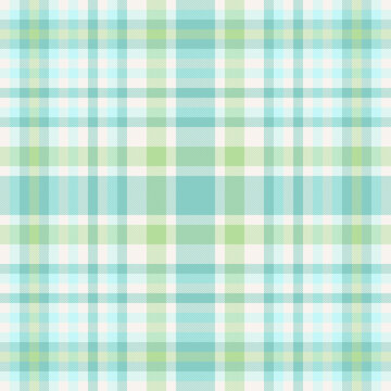 Green seamless pattern with checkered plaid pattern