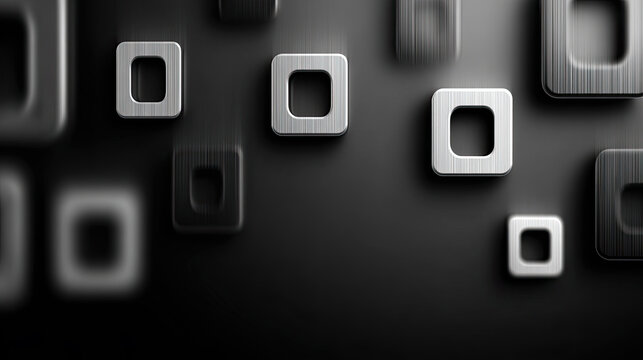 Abstrakte monochrome Technologie-Hintergr&uuml;nde mit Linien, Punkten und geometrischen Strukturen. Moderne Visualisierung von Daten, Netzwerken und digitaler Dynamik f&uuml;r Business- und Tech-Designs.