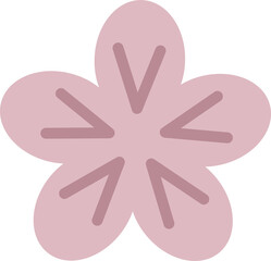Obraz premium vector illustration of a pink flower