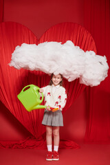 Fototapeta premium Cloud Fantasy Girl