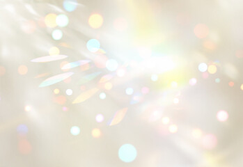 キラキラした金色のスペクトル背景