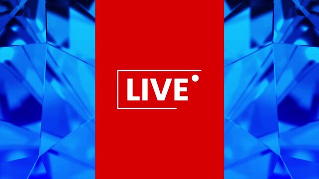 Breaking News Live Broadcast Graphic Background , Motion Graphics Loop for News Media and Digital 