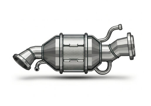 A catalytic converter for vehicle emissions control.